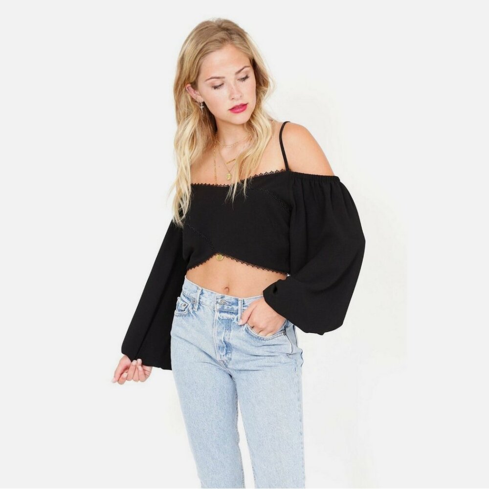 The Jetset Diaries Light My Fire Crop Top